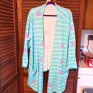 3X LuLaRoe Valentine's Cardigan